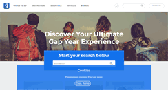 Desktop Screenshot of gapyear.com